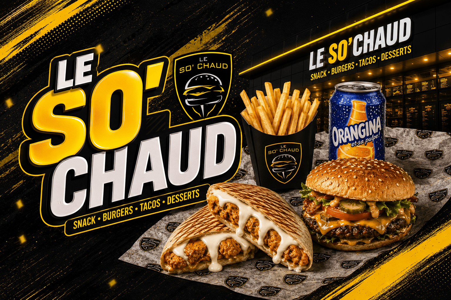 Le So'Chaud — burgers, tacos, frites et desserts maison à Guebwiller